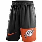 Men's San Francisco Giants Nike Black Cooperstown Collection Dry Fly Shorts FengYun,baseball caps,new era cap wholesale,wholesale hats
